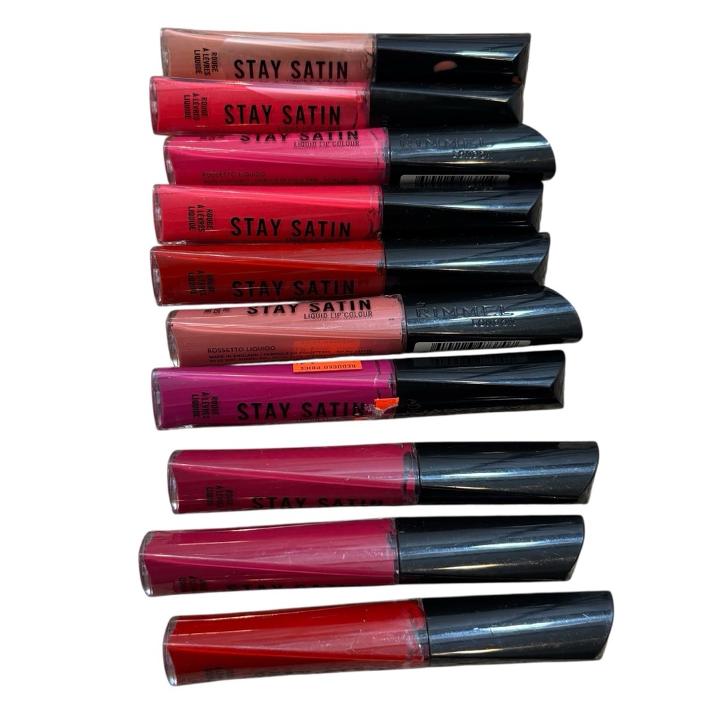 Lot of 10 Brand New Rimmel‎ Stay Statin Liquid Lip Color Various Colors